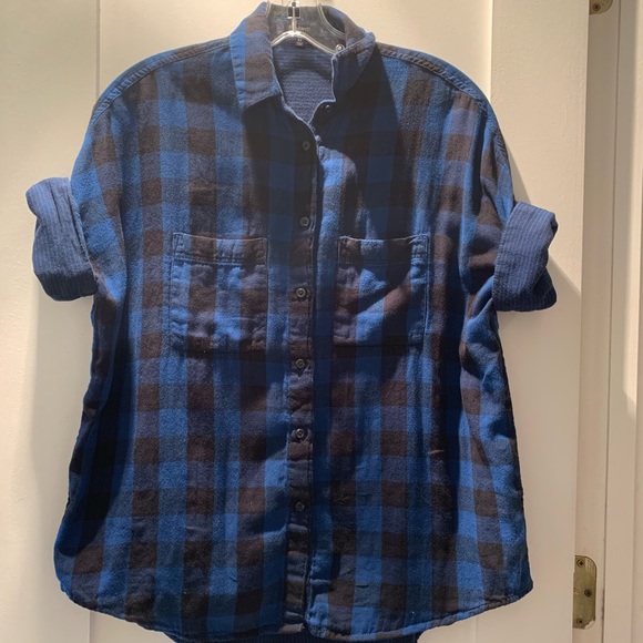 Madewell Tops - Madewell checkered short sleeve flannel